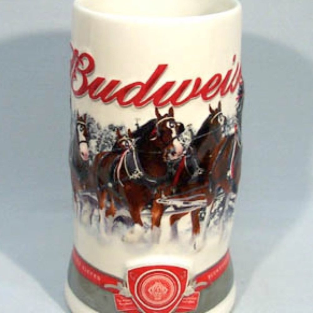 Budweiser Holiday Stein 2011